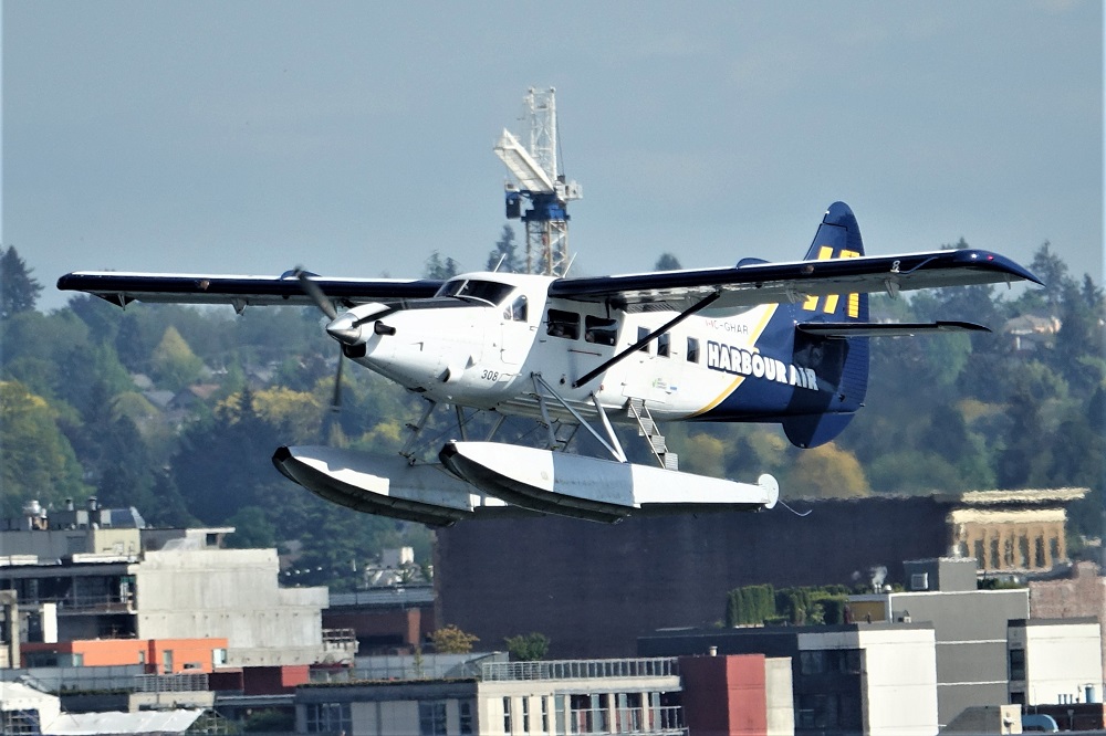 Sun Photo A00028 Harbour Air seaplane in Vancouver, BC